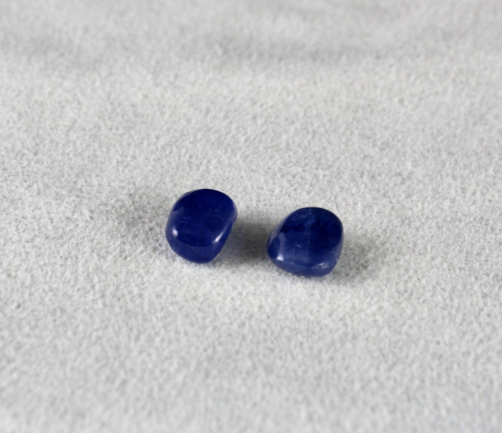 Certified Natural Blue Sapphire Oval Pair 10.07 Ct Gemstone Earring Designing