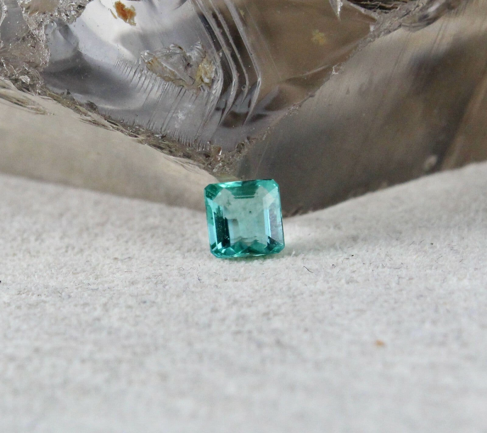 Natural Emerald 5x5 Mm 0.84 Ct Square Loose Gemstone Ring Pendant Design