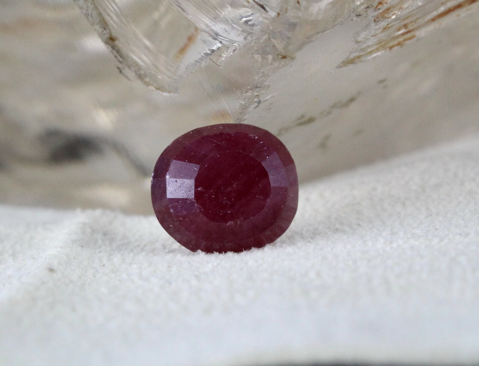 Red Natural Untreated Ruby Oval Cut 6.50ct Gemstone Ring Pendant