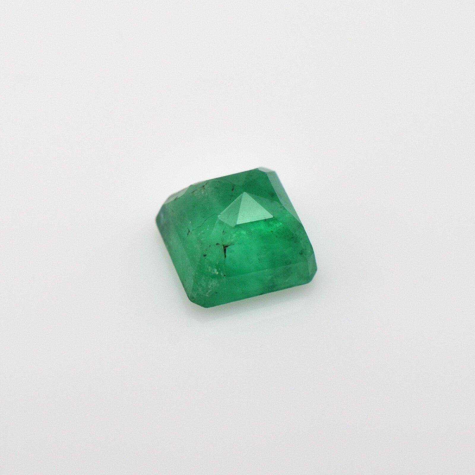 Natural Emerald 6mm 0.81 Ct Square Gemstone Ring/may Birthstone Gift For Her