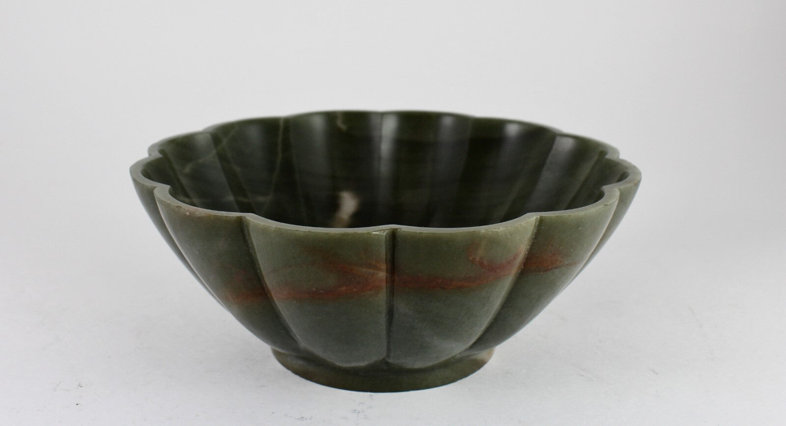 Natural Green Agate 2320ct Carved Gemstone Bowl Round For Home Decor