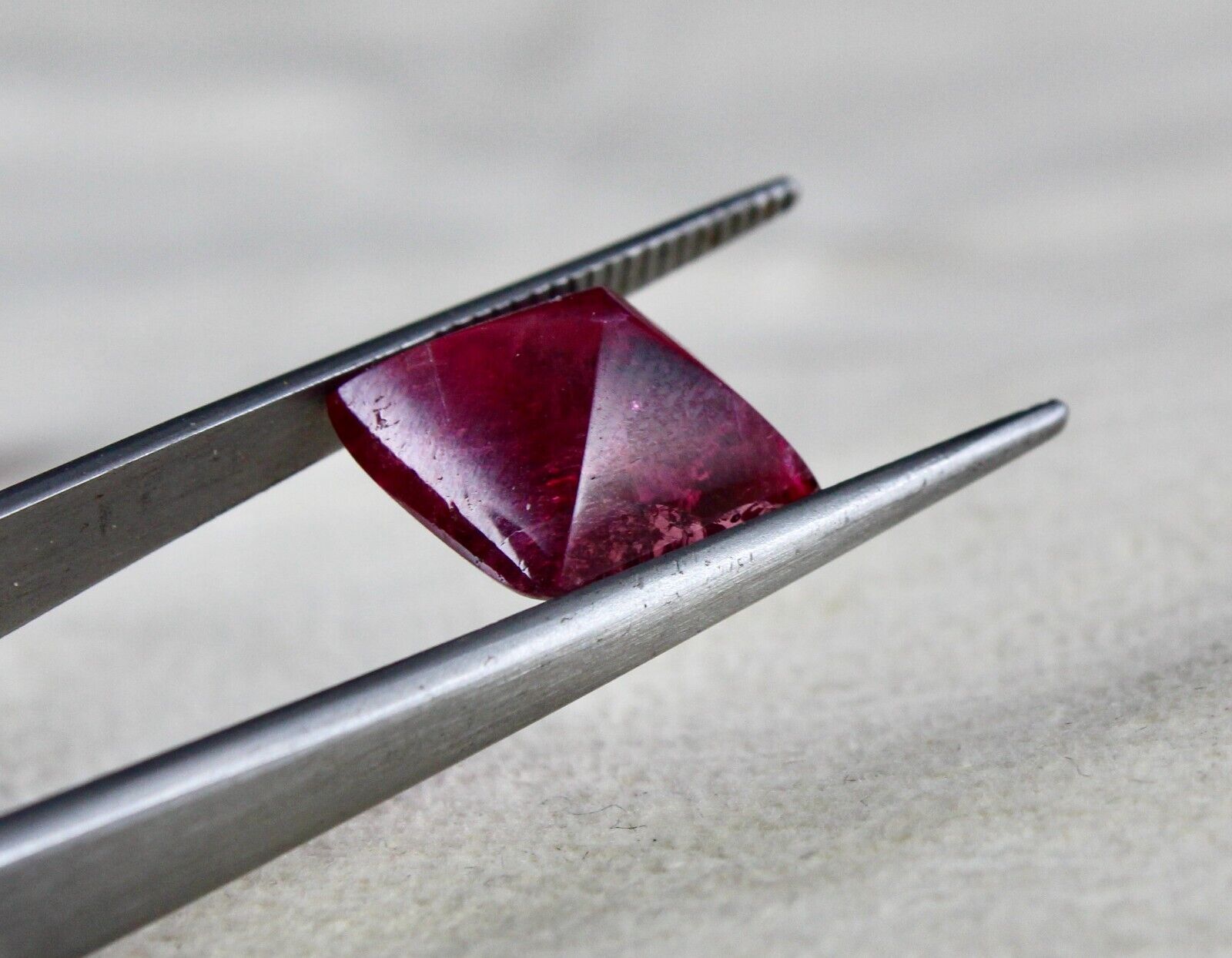 NATURAL PINK TOURMALINE RUBELLITE CABOCHON PAIR 18.20 CTS LOOSE GEMSTONE EARRING