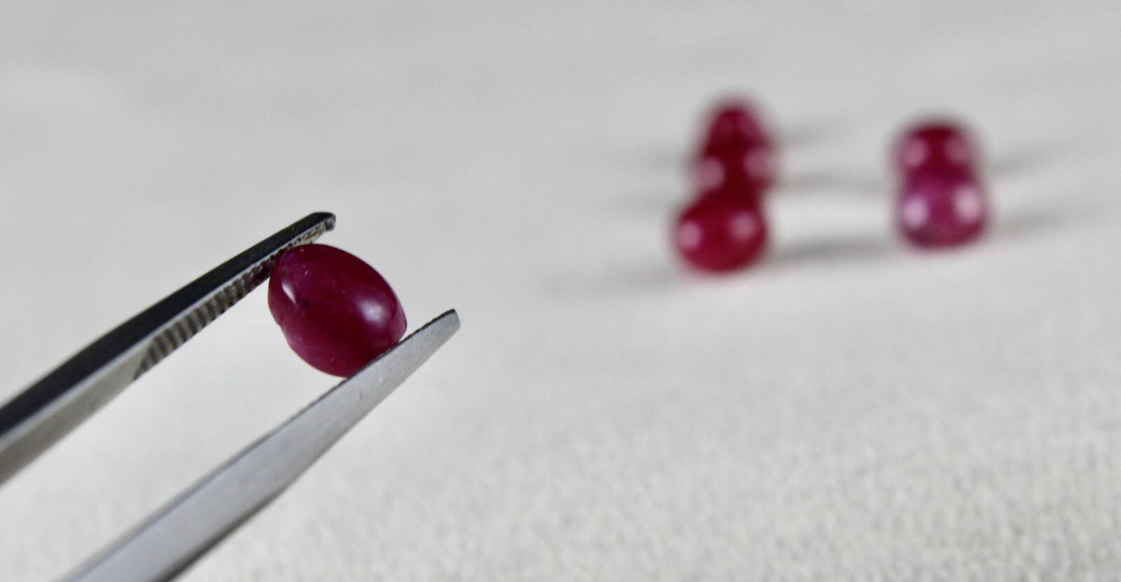 Certified Natural Burmese Ruby 15.40ct Cabochon 6 Pcs Pair Earring Gemstone