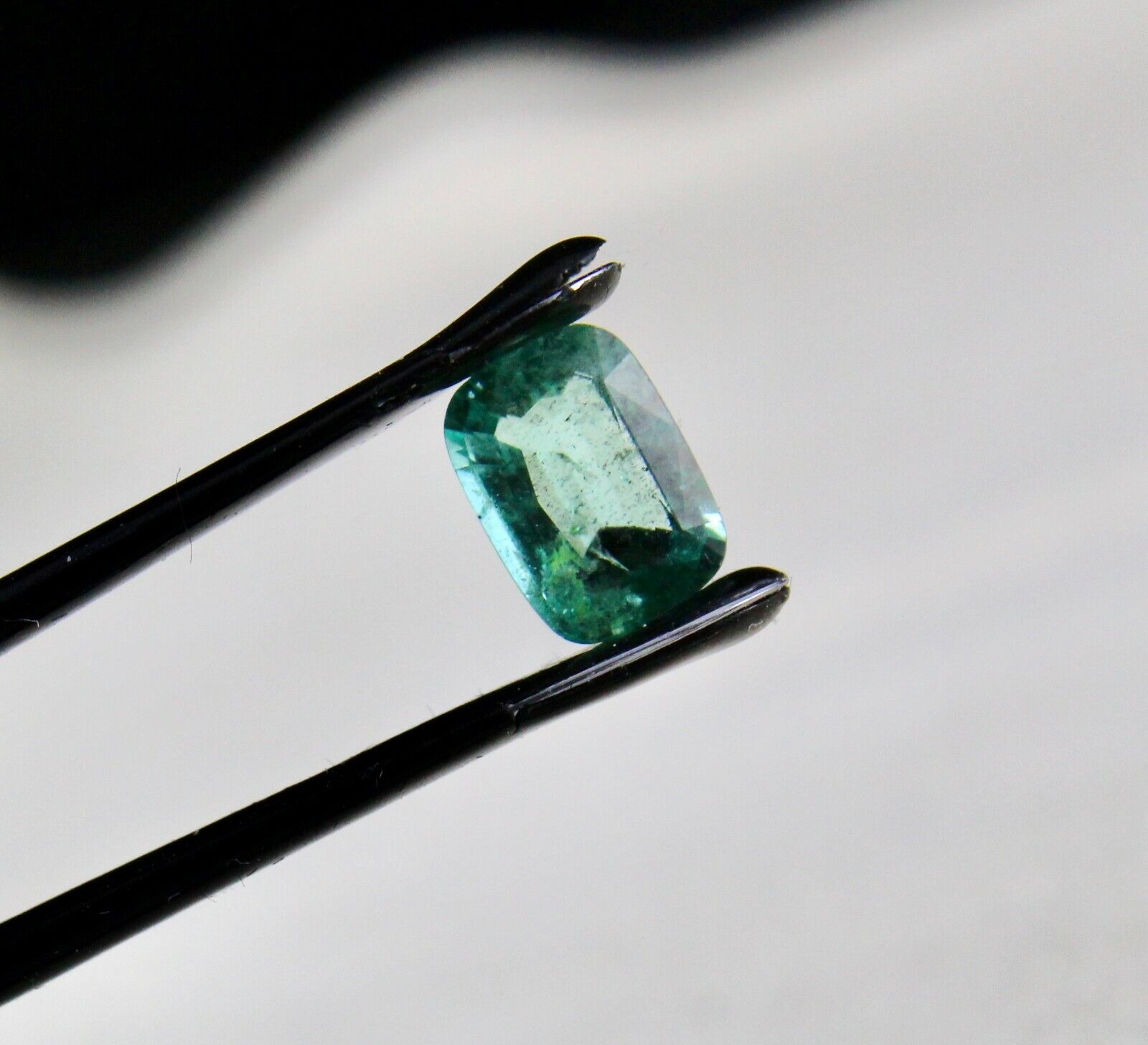 NATURAL OLD SPINEL EMERALD CUSHION CUT 3 PCS 2.58 CARATS GEMSTONE RING PENDANT