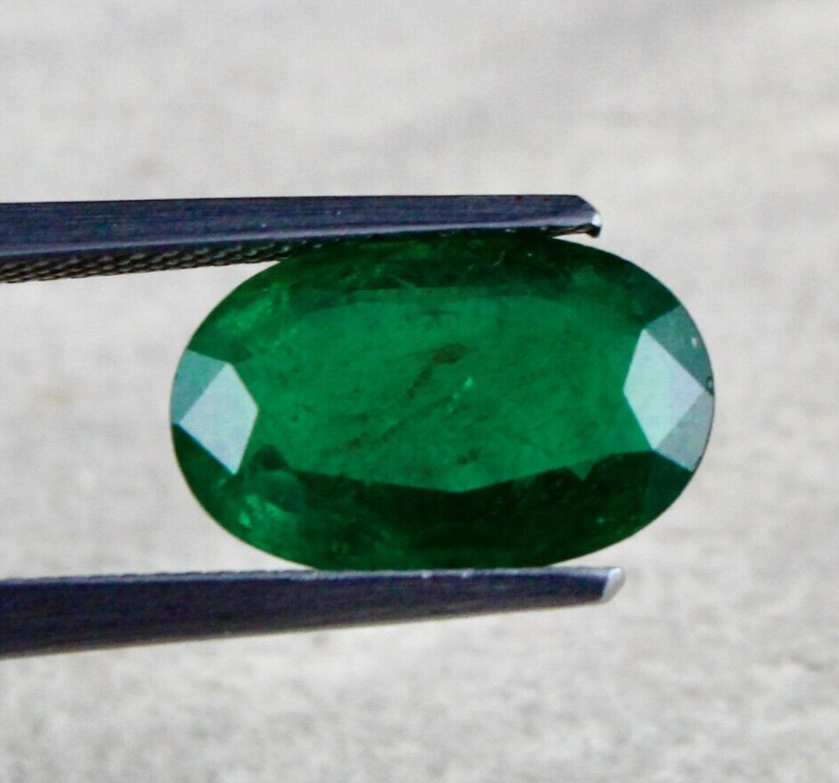 Certified Natural Emerald Oval Cut 14x9mm 5.20 Ct Green Gemstone Ring Pendant