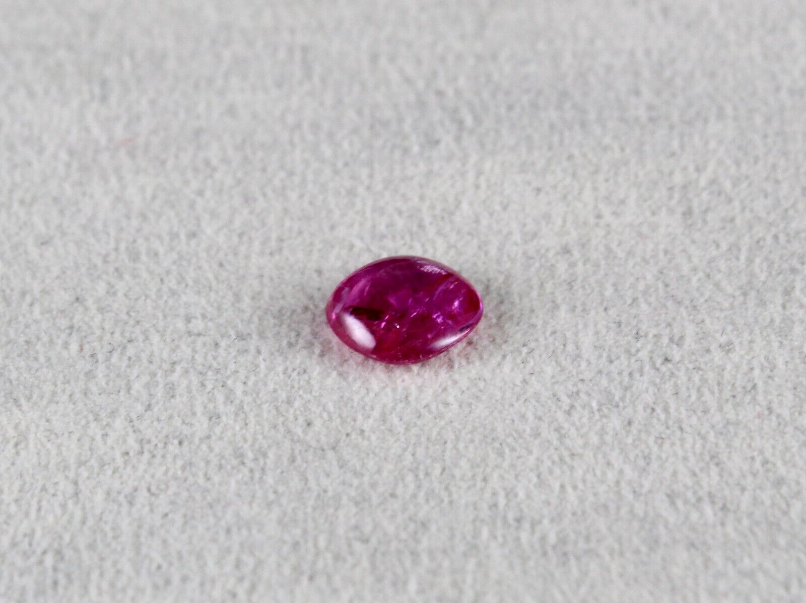 Certified Natural Burma Ruby Flat Cabochon 2.08 Ct Loose Gemstone Ring Pendant