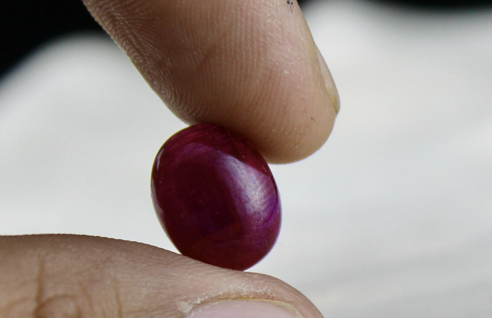 Certified Natural Untreat Burmese Ruby 10.56ct Oval Cabochon Loose Stone Ring