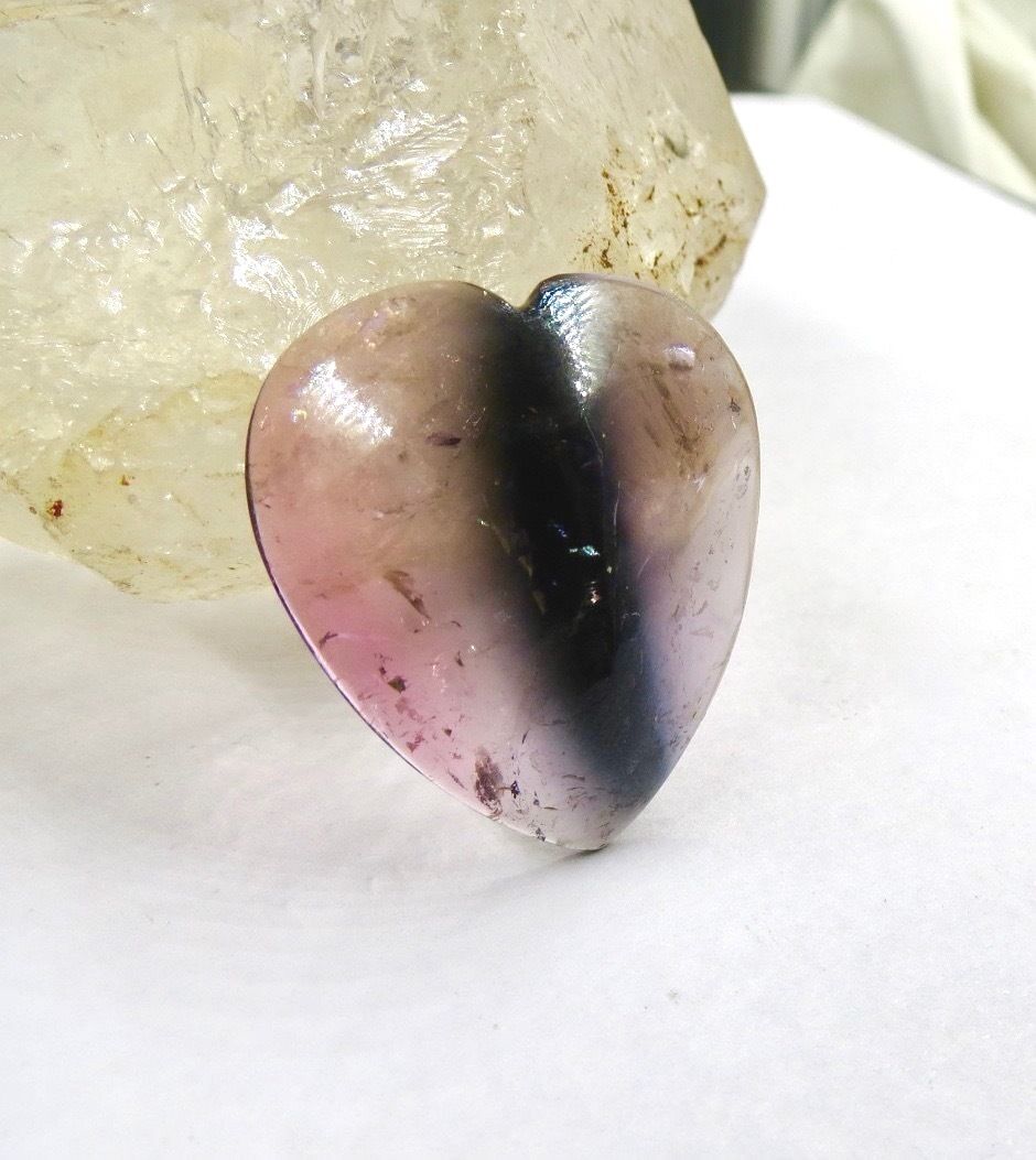 Natural Multi Tourmaline Heart Cabochon 28X25mm 25.35 Ct Loose Gemstone Pendant