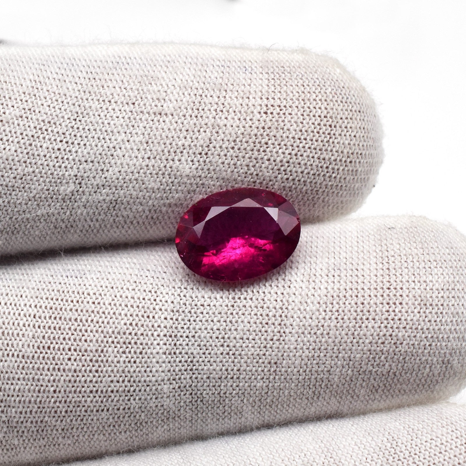 Natural Pink Tourmaline Rubellite 2.88 Ct Oval Loose Gemstone Ring Pendant