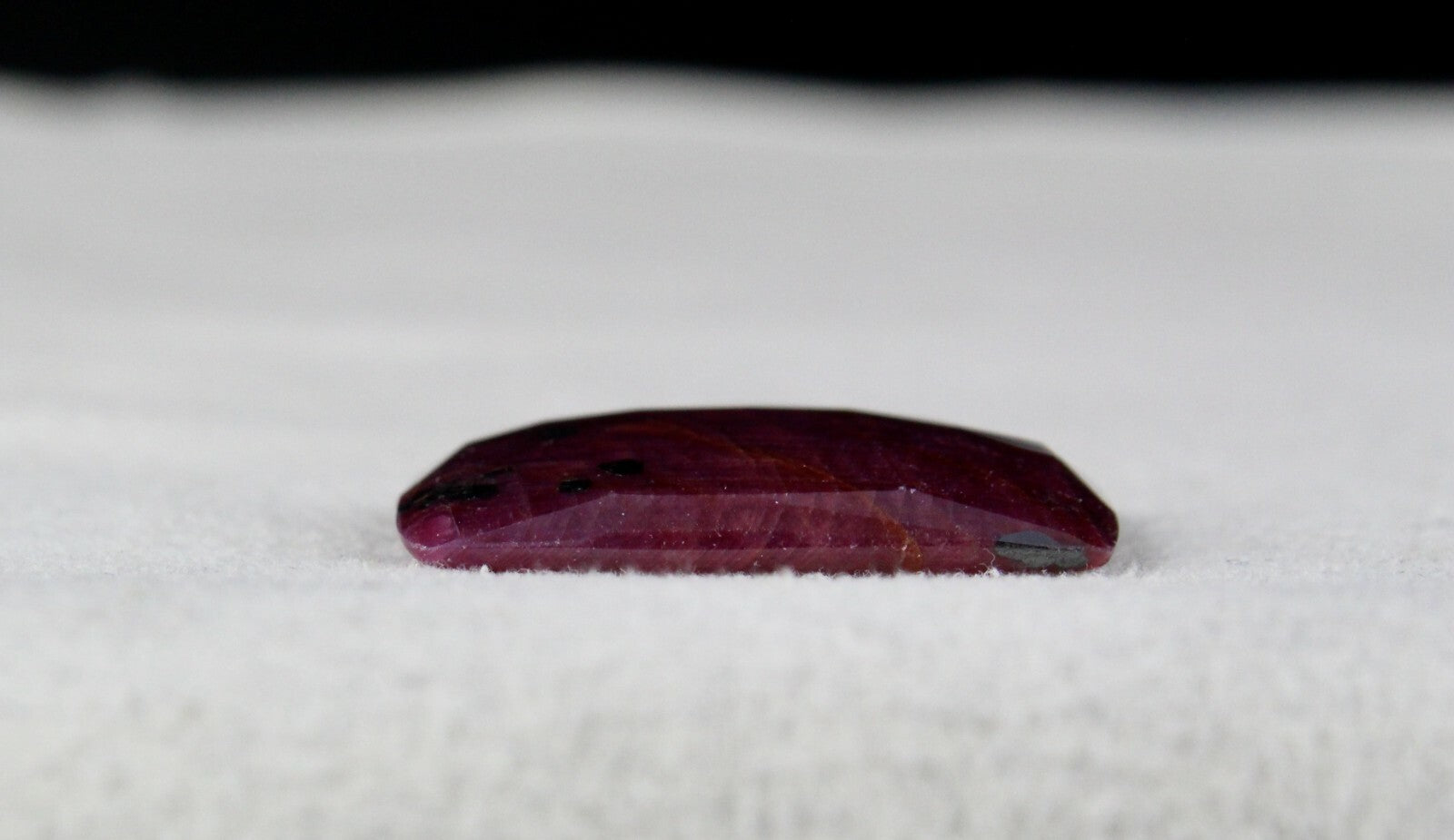 Unheated Natural Ruby 43ct Square Faceted Cabochon Gemstone Pendant Design