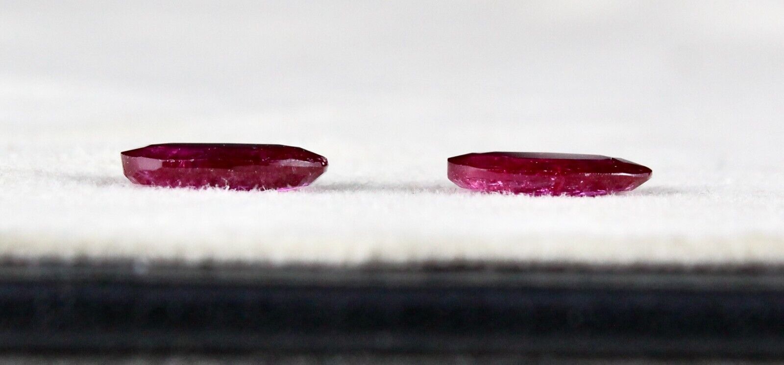 NATURAL RUBY OVAL CUT 4.92 CTS MOZAMBIQUE NOHEAT GEMSTONE PAIR DESIGNING EARRING