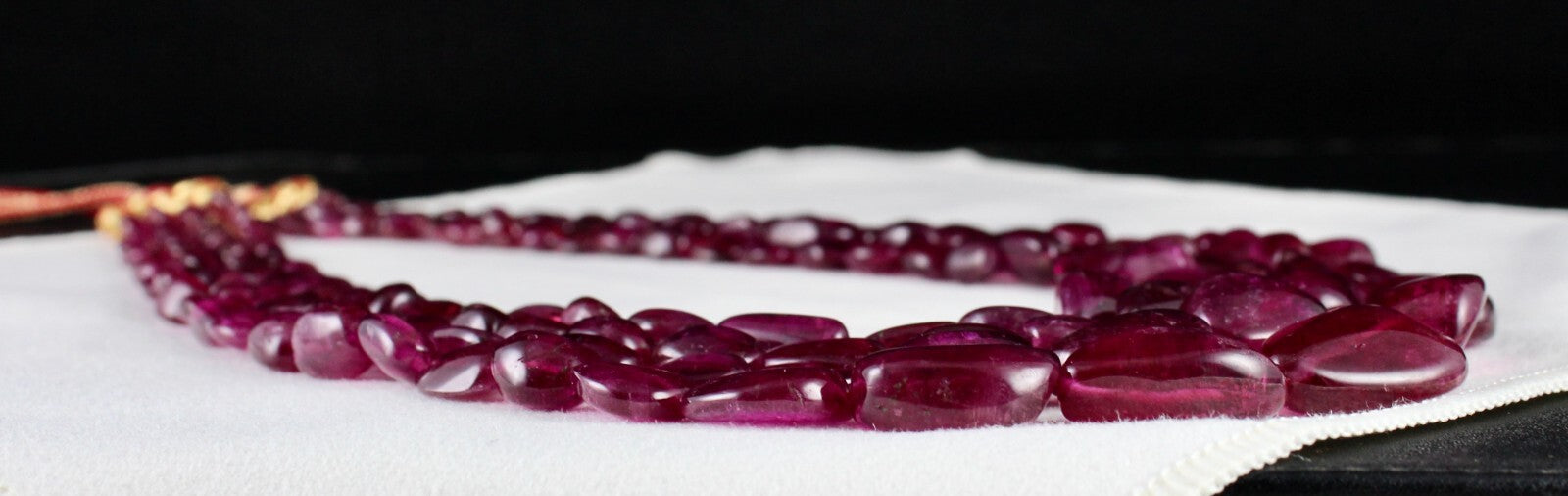 Certified Pink Tourmaline Necklace Rubellite 860 Ct Natural Gemstone String