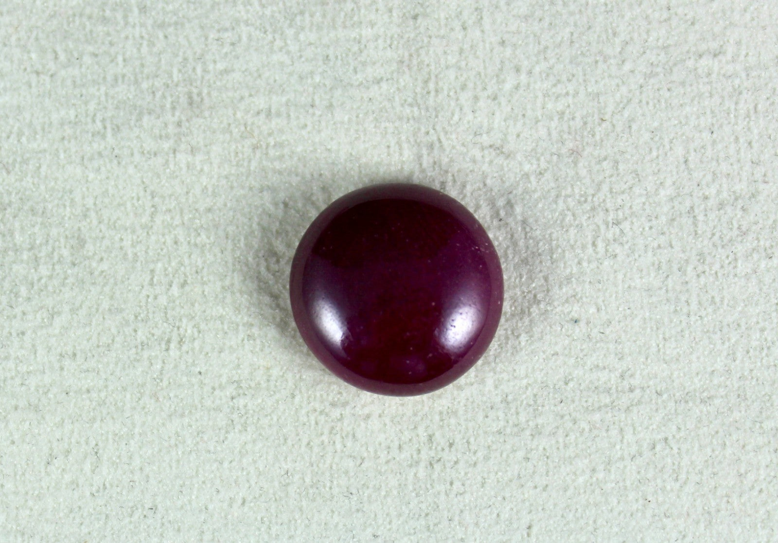 Certified Natural Ruby Round Cabochon 33 Ct Gemstone For Pendant Ring Design