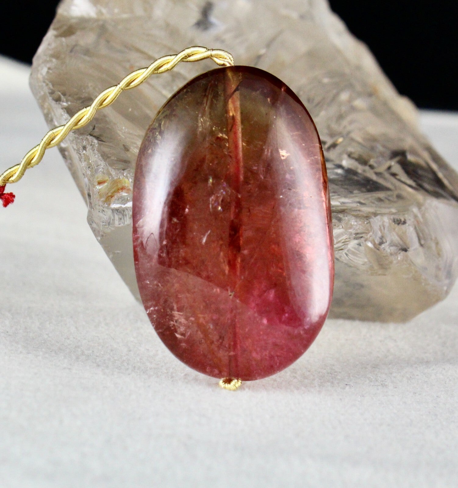 Certified Natural Tourmaline Rubellite 131 Ct Multi Gemstone Pendant Design