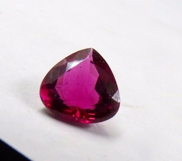 NATURAL PINK TOURMALINE RUBELLITE HEART CUT 2.84 CTS GEMSTONE FOR RING PENDANT