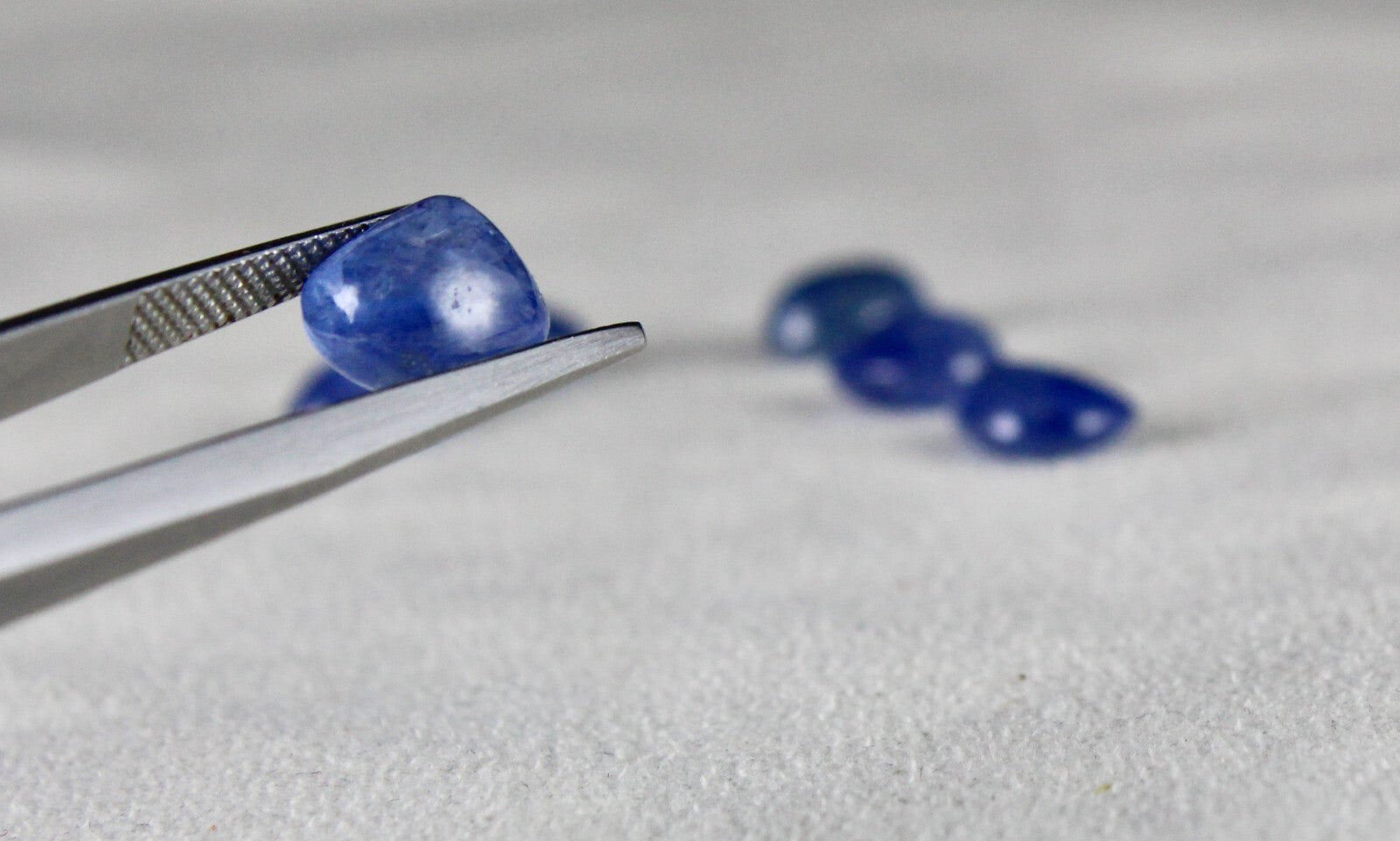 Certified Natural Burmese Blue Sapphire Pair 21.30ct Oval Cabochon For Earrings