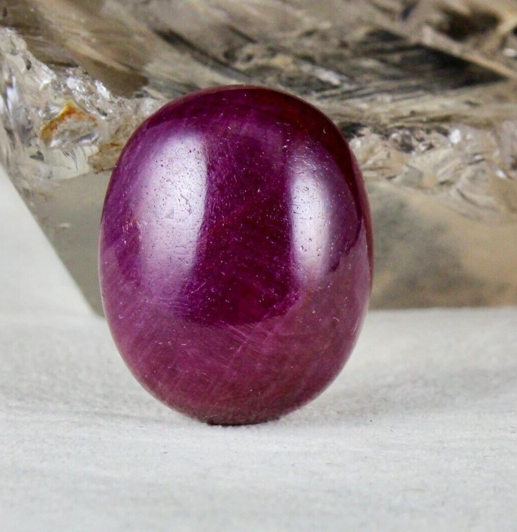 Certified Natural Ruby Oval Cabochon 76.77ct Untreated Gemstone Ring Pendant