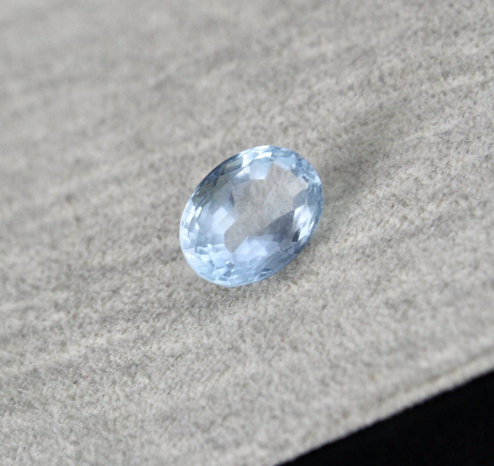 Certified Natural Blue Aquamarine 5.13 Ct Oval Gemstone For Ring Pendant