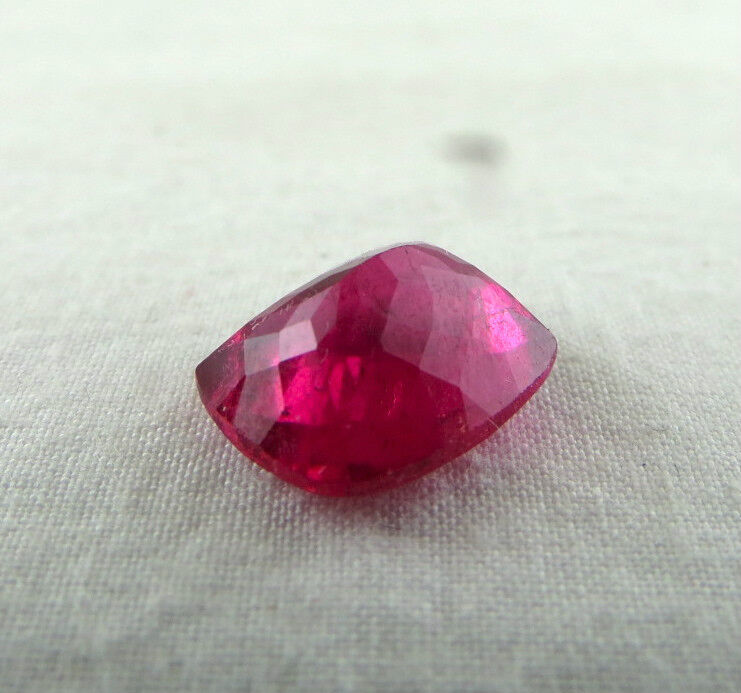 NATURAL RUBELLITE PINK TOURMALINE CUSHION CUT 4.24 CARATS GEMSTONE FOR RING