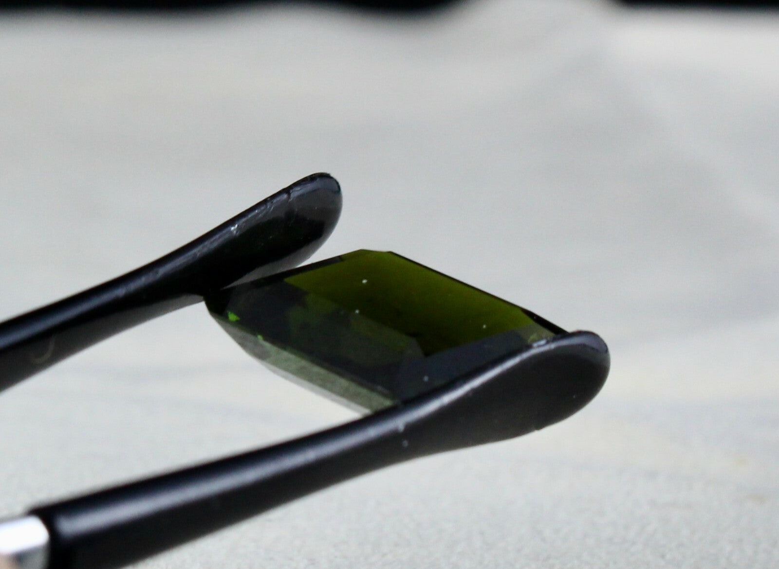 Certified Natural Green Tourmaline Square Cut Gem 15.29 Ct For Ring Or Pendant