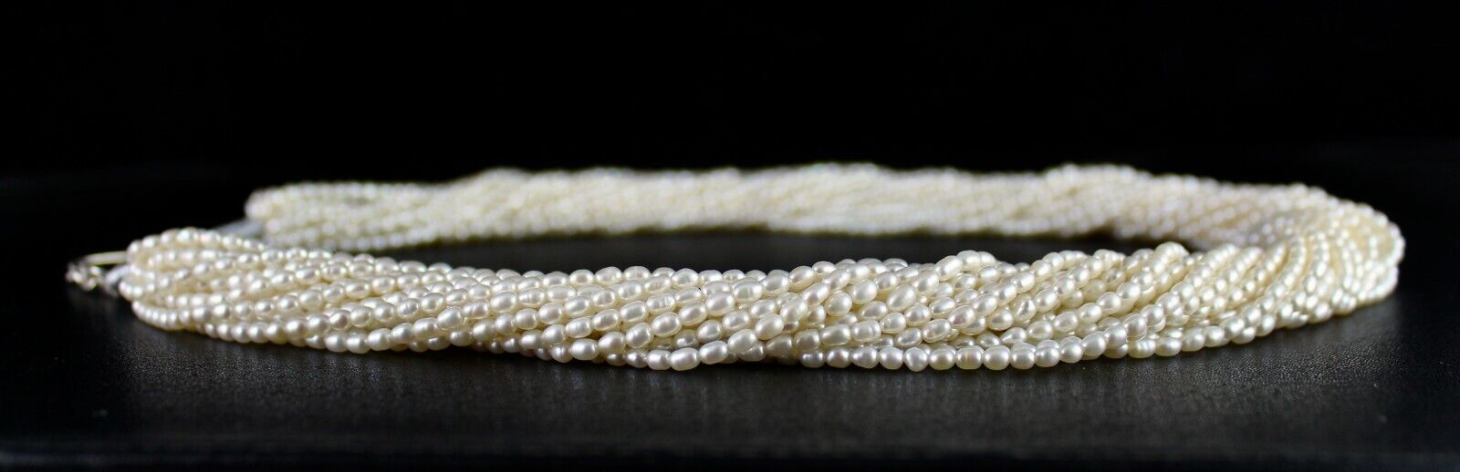 GENUINE FRESH WATER PEARL BEADS LONG 20 L 717 CARATS GEMSTONE FASHION NECKLACE