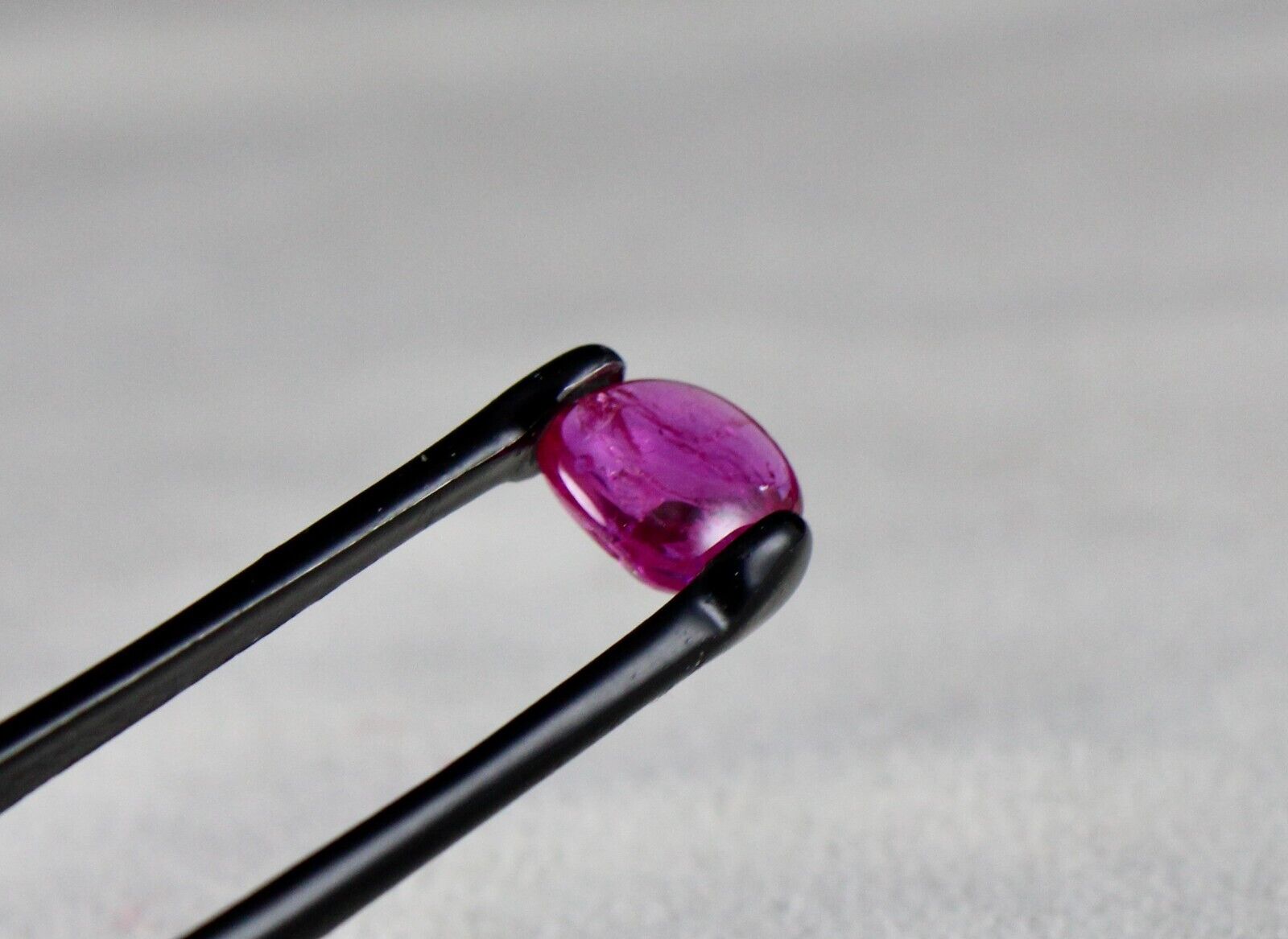 Certified Natural Burma Ruby Flat Cabochon 2.08 Ct Loose Gemstone Ring Pendant