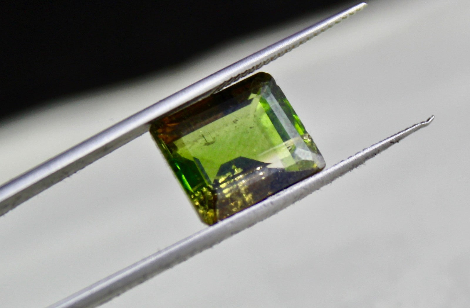 Certified Natural Green Tourmaline Octagon 10.26 Ct Gemstone Ring Pendant