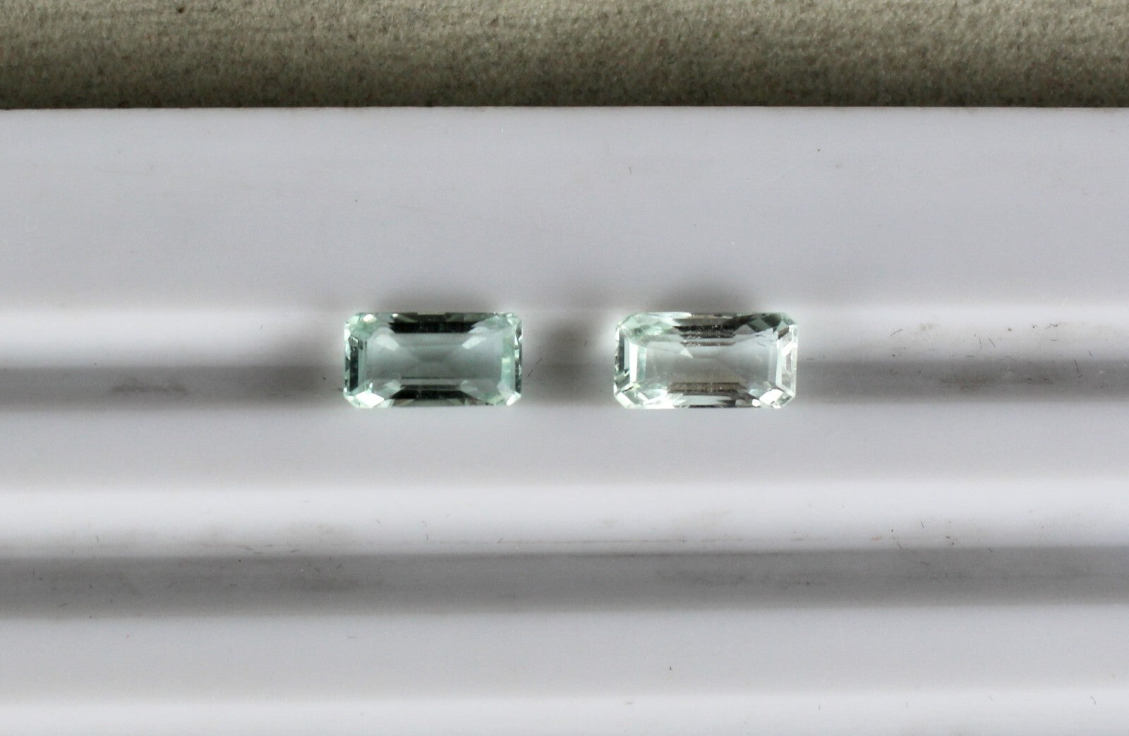 Natural Aquamarine 3.30 Ct Octagon Cut 2 Pcs Gemstone Ring Earring Pair