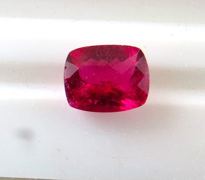 NATURAL RUBELLITE PINK TOURMALINE CUSHION CUT 4.24 CARATS GEMSTONE FOR RING