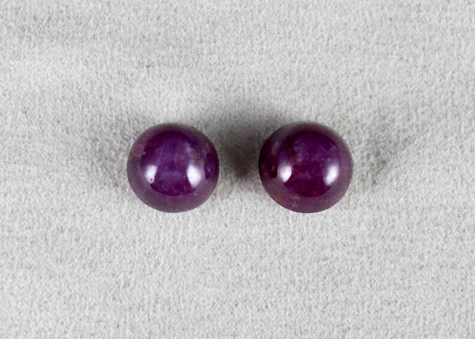 Certified Natural 6 Line Star Ruby 20.83 Ct Round Cabochon Red Gem For Earring