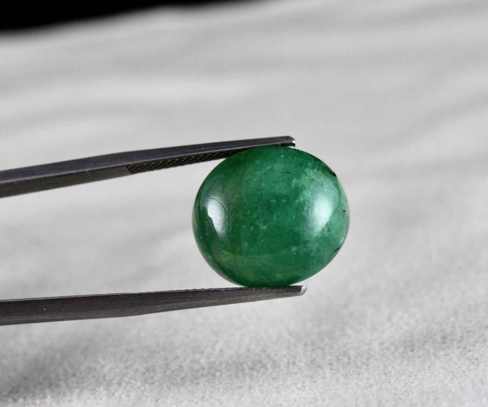 Certified Antique Emerald 16.56 Ct Natural Oval Cabochon Loose Gem Ring Pendant