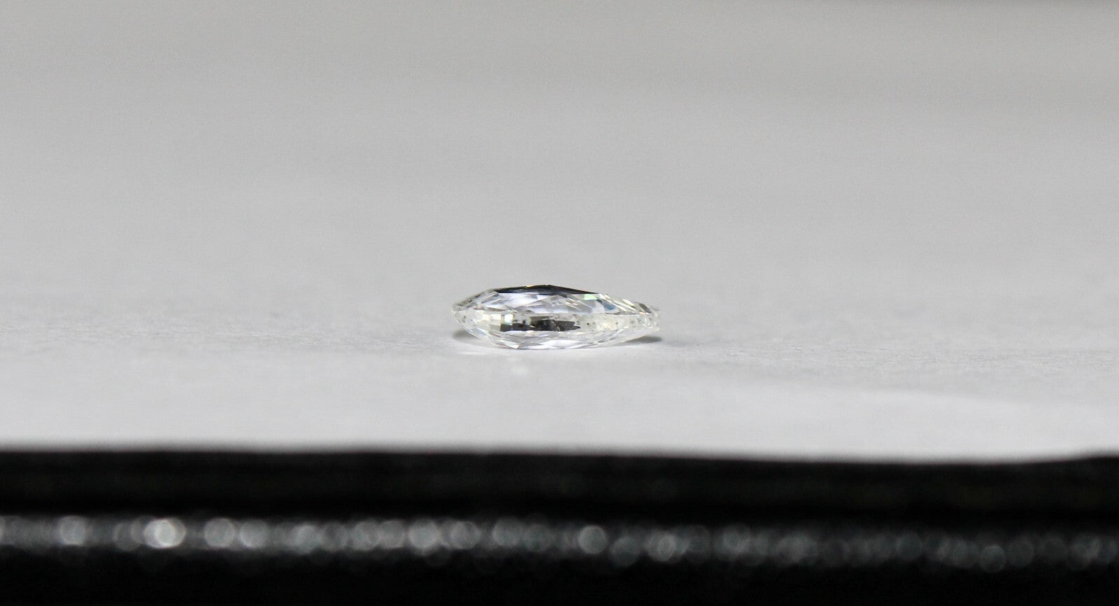 Certified Natural Rose Cut White Diamond Pear 0.74 Ct Loose Stone For Ring