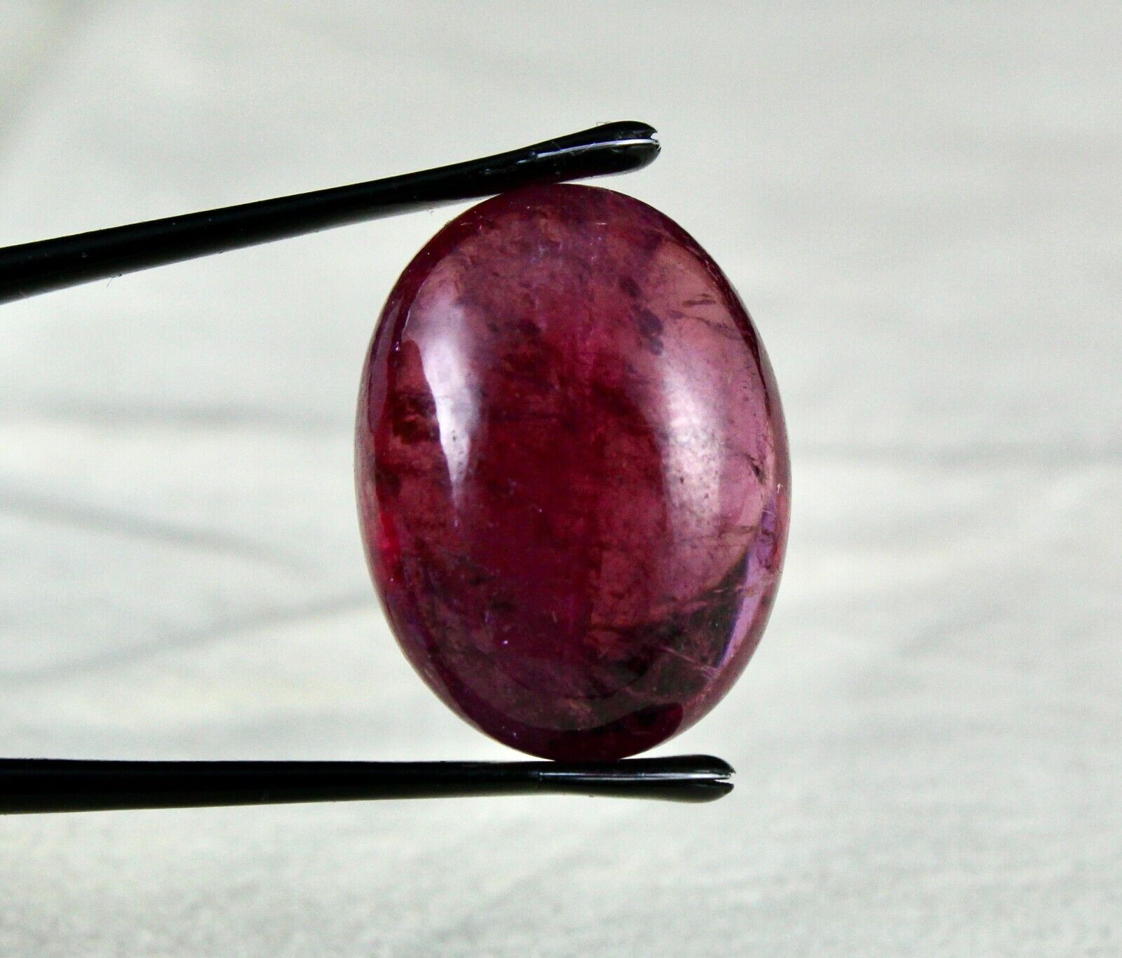 NATURAL PINK & GREEN TOURMALINE OVAL CABOCHON 87 CTS BIG GEMSTONE FOR DESIGNING