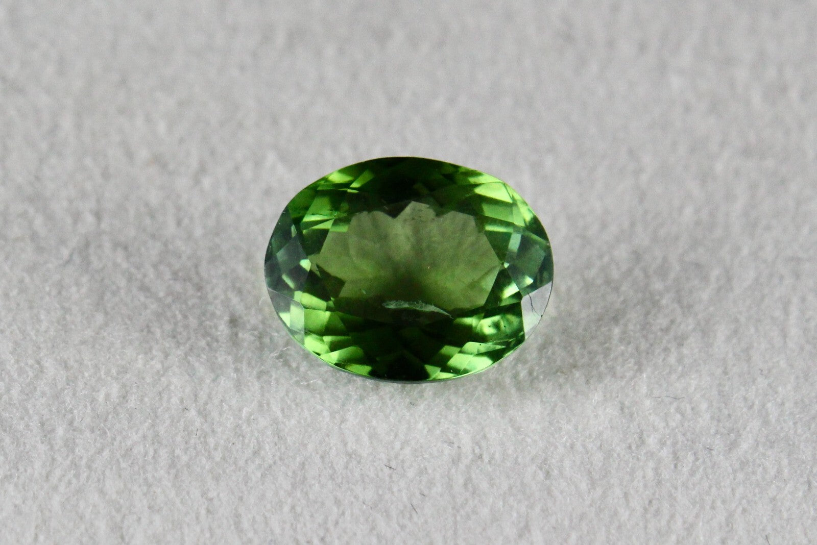 Certified Natural Green Chrome Tourmaline 7.31 Ct Oval Gemstone Ring Pendant