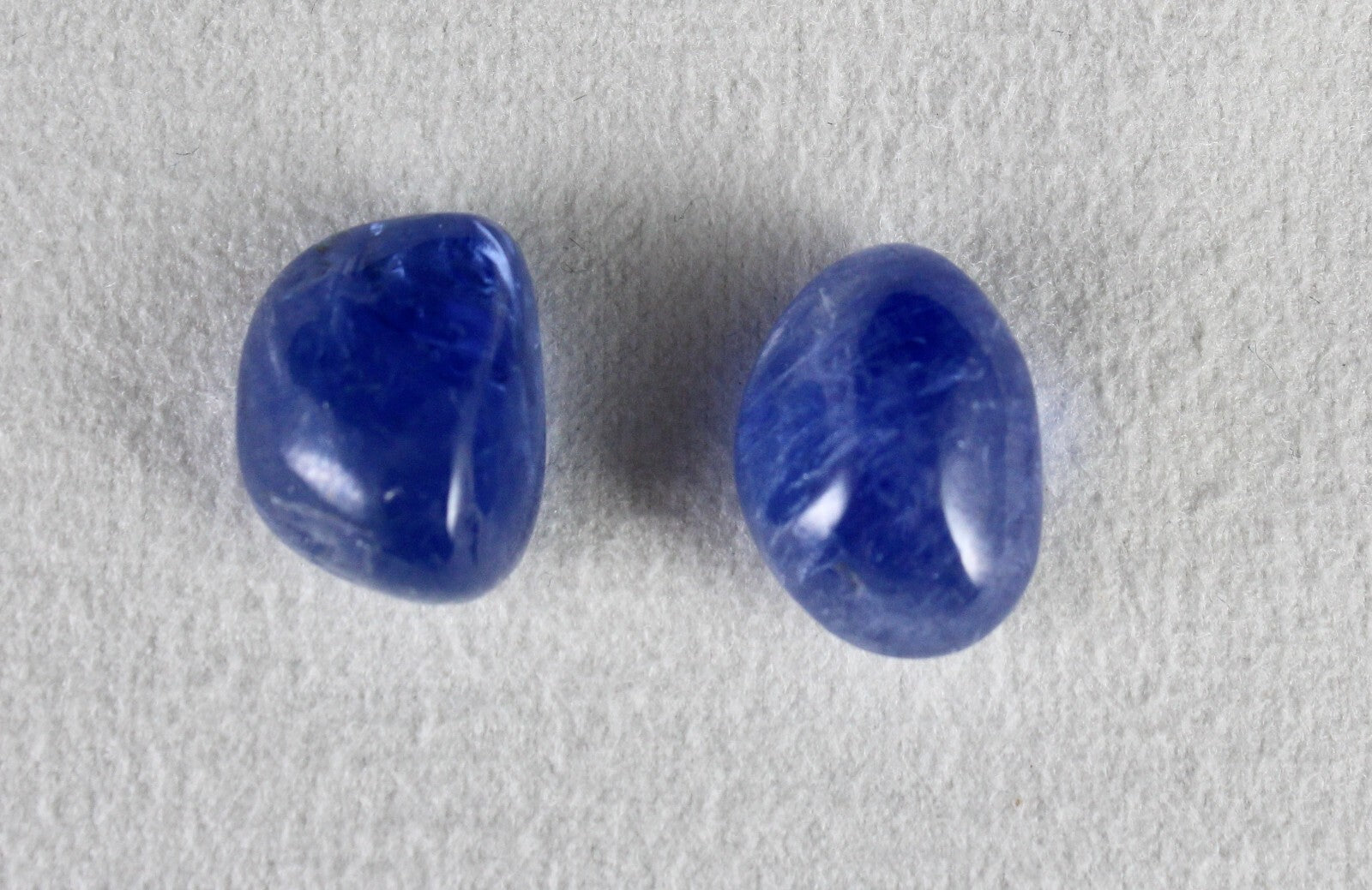 Certified Blue Sapphire Loose Natural 34.83 Ct Cabochon Pair Earrings