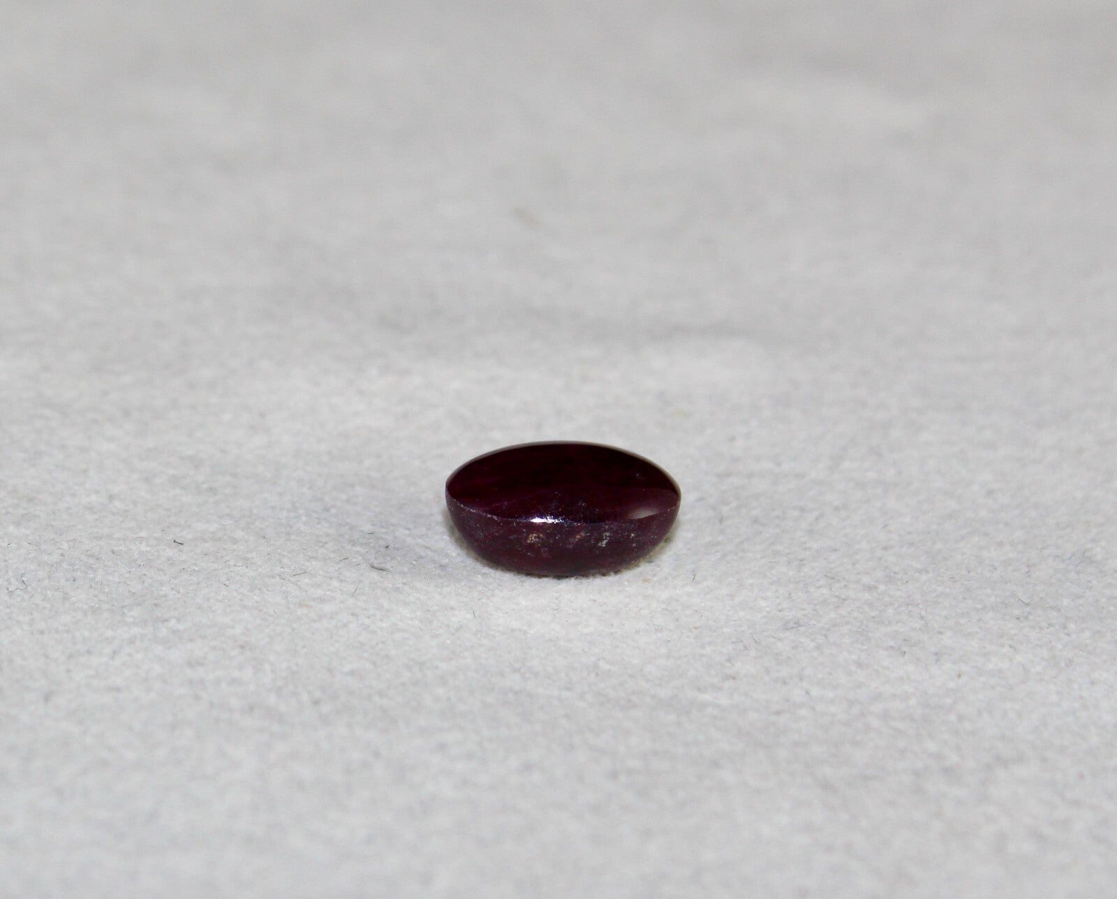 Certified Natural Star Ruby 6 Line Oval Cabochon 7.37 Ct Loose Gemstone For Ring