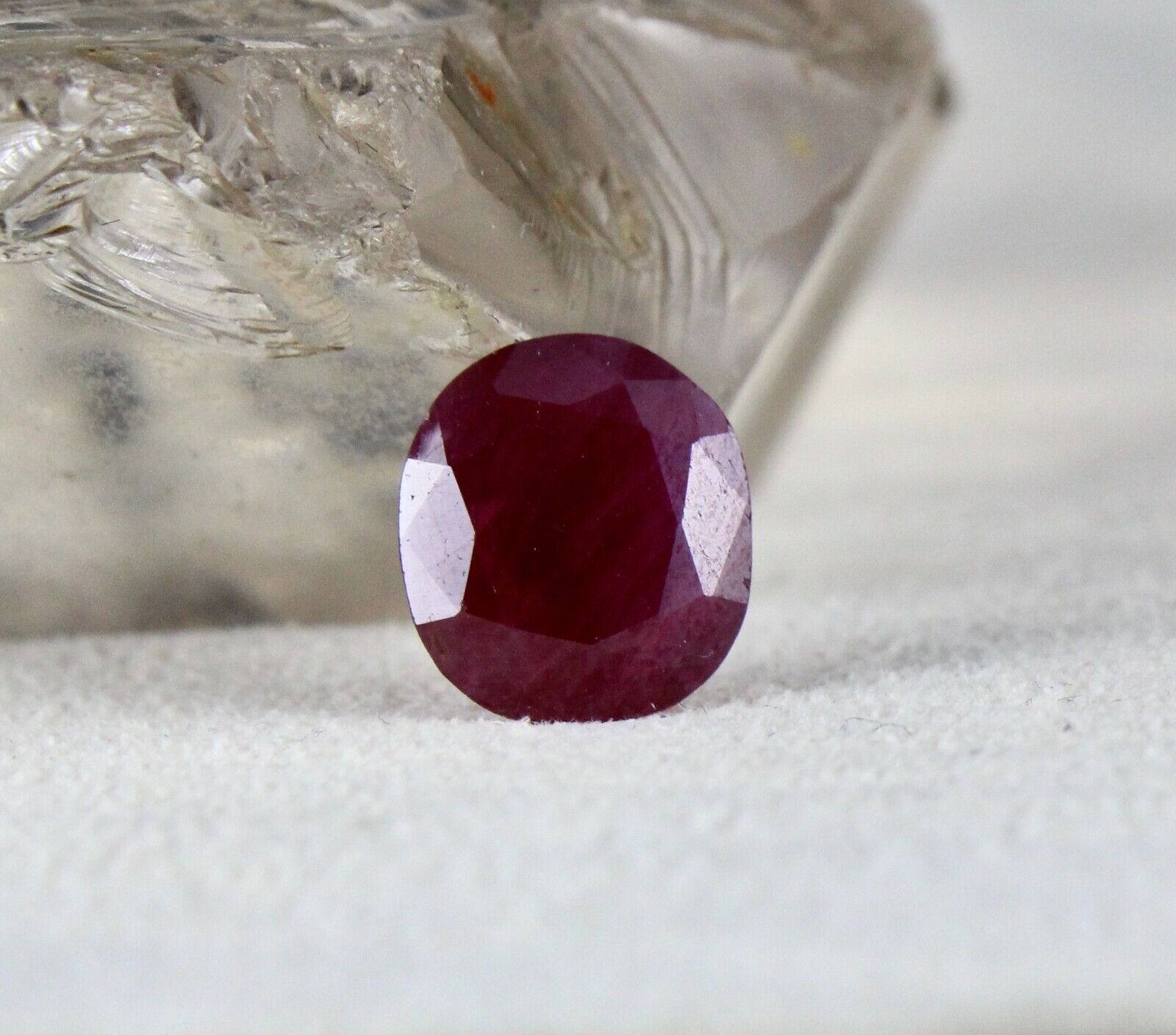 FINEST RED NATURAL UNTREATED RUBY OVAL CUT 6.50 CTS GEMSTONE FOR RING PENDANT