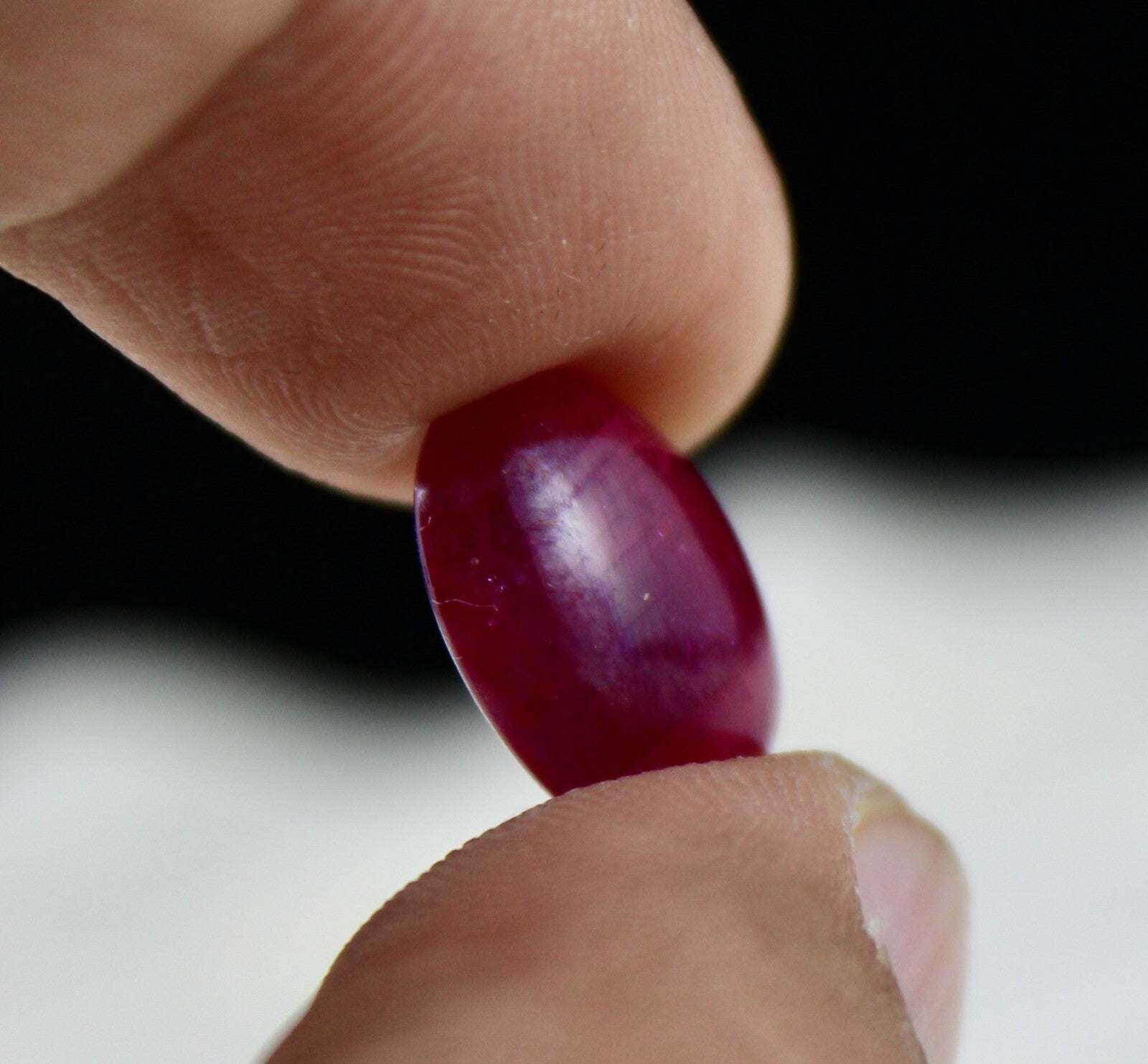 Certified Natural Untreat Burmese Ruby 10.56ct Oval Cabochon Loose Stone Ring