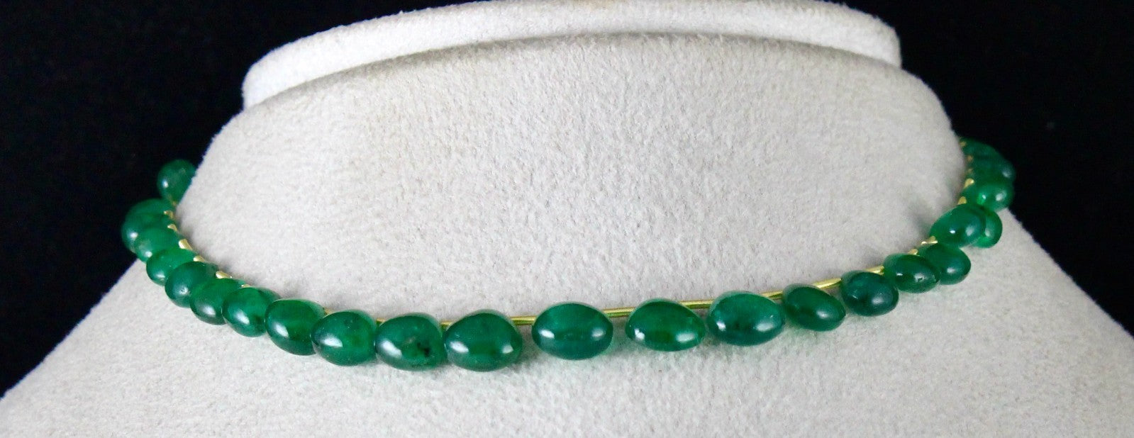 Certified Natural Emerald Teardrop Heart 34p 53.43 Ct Hanging Gemstone Designing