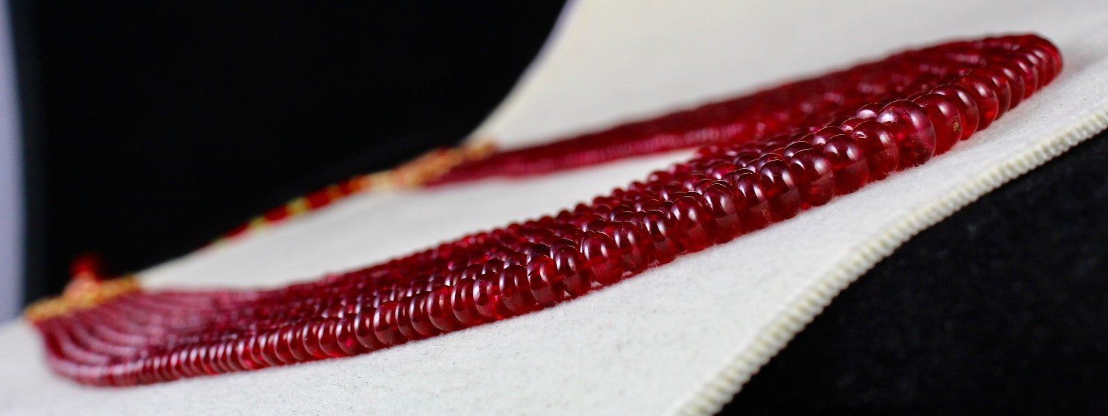 Certified Spinel Beads Necklace 9 L 732 Ct Natural Gemstone Important For Women