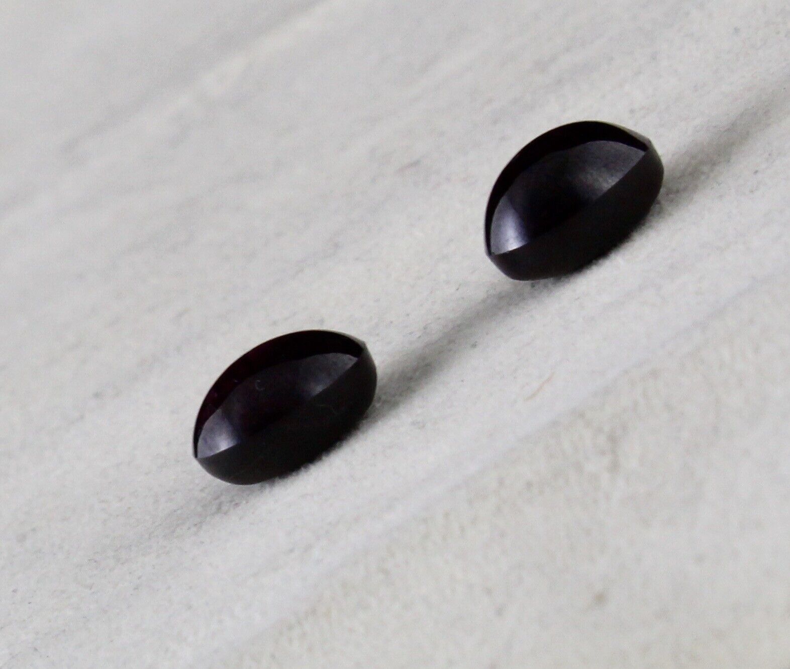 NATURAL 6 LINE STAR RUBY OVAL CABOCHON PAIR 29.29 CTS GEMSTONE FOR RING PENDANT