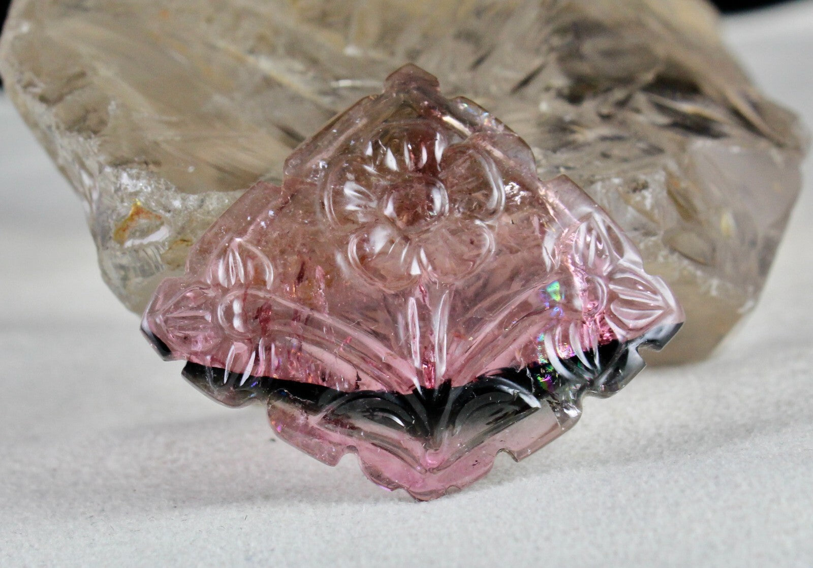 Certified Natural Multi Tourmaline 303.50 Ct Gemstone Earring Pendant Set