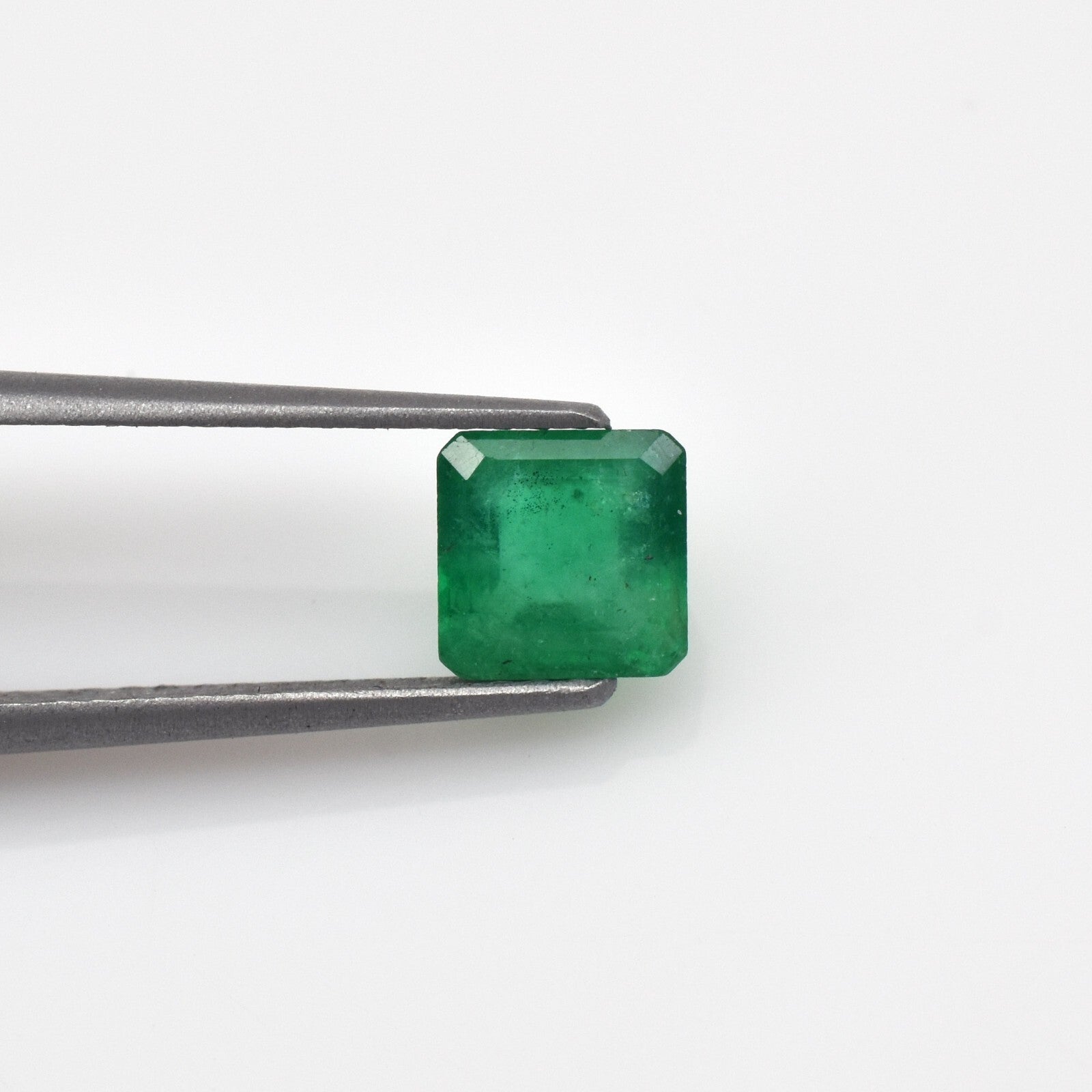 Natural Emerald 6mm 0.81 Ct Square Gemstone Ring/may Birthstone Gift For Her