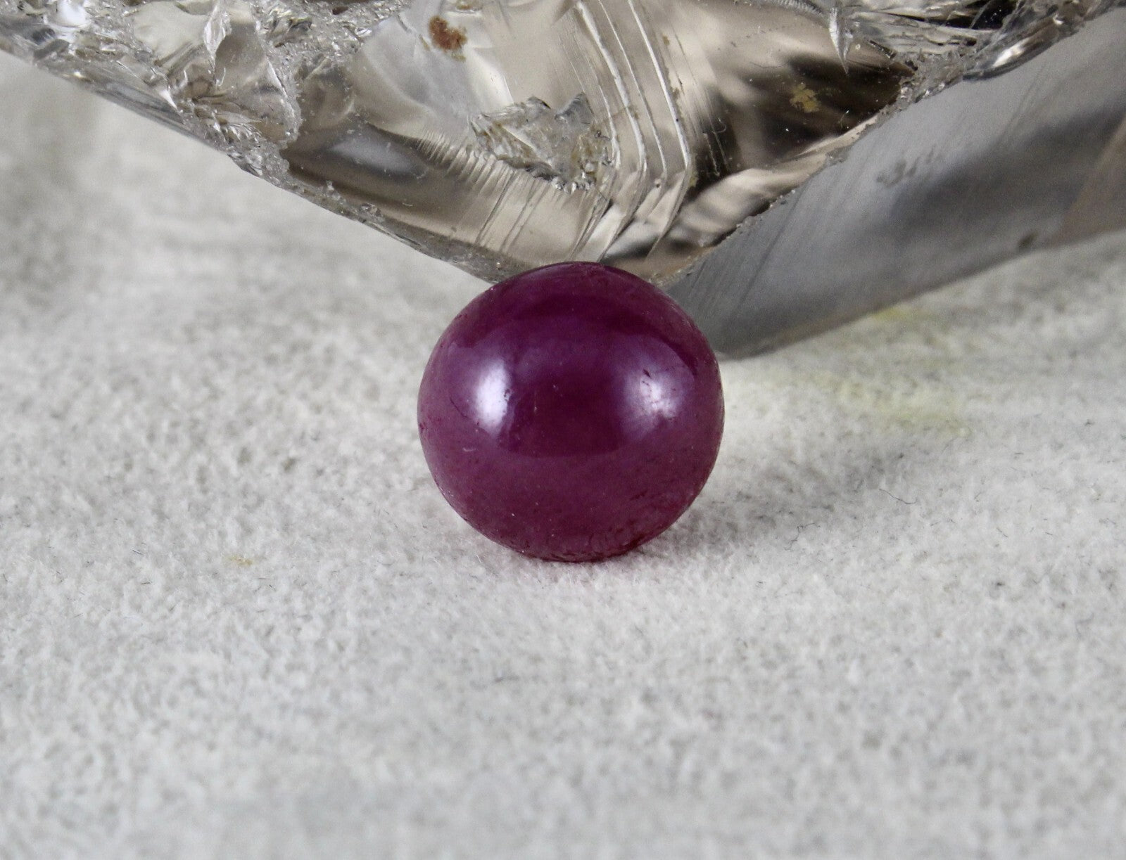 Certified Natural Ruby Cabochon 10.74 Cts Gemstone Designing Pendant Ring