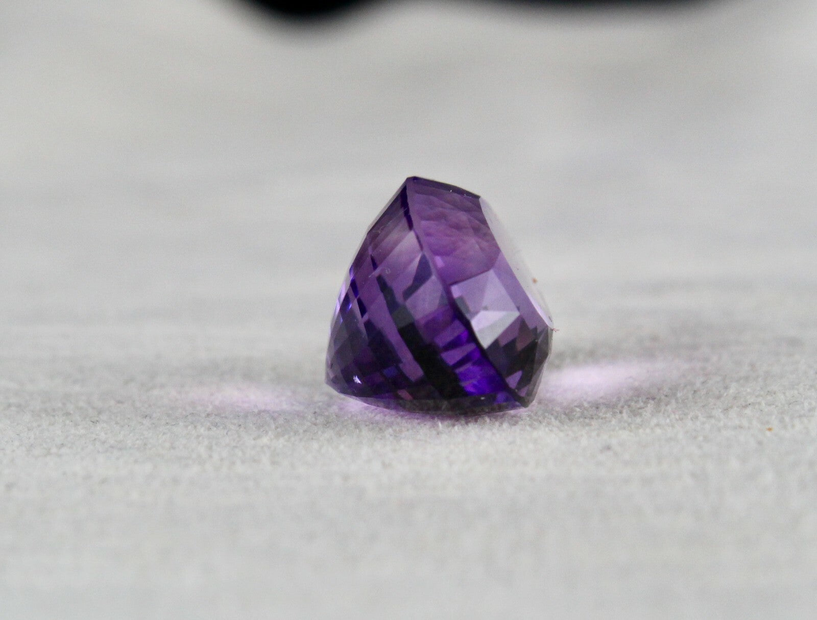 Natural Amethyst 25.48 Ct Oval Cut Gemstone 22x15mm Design Pendant Ring