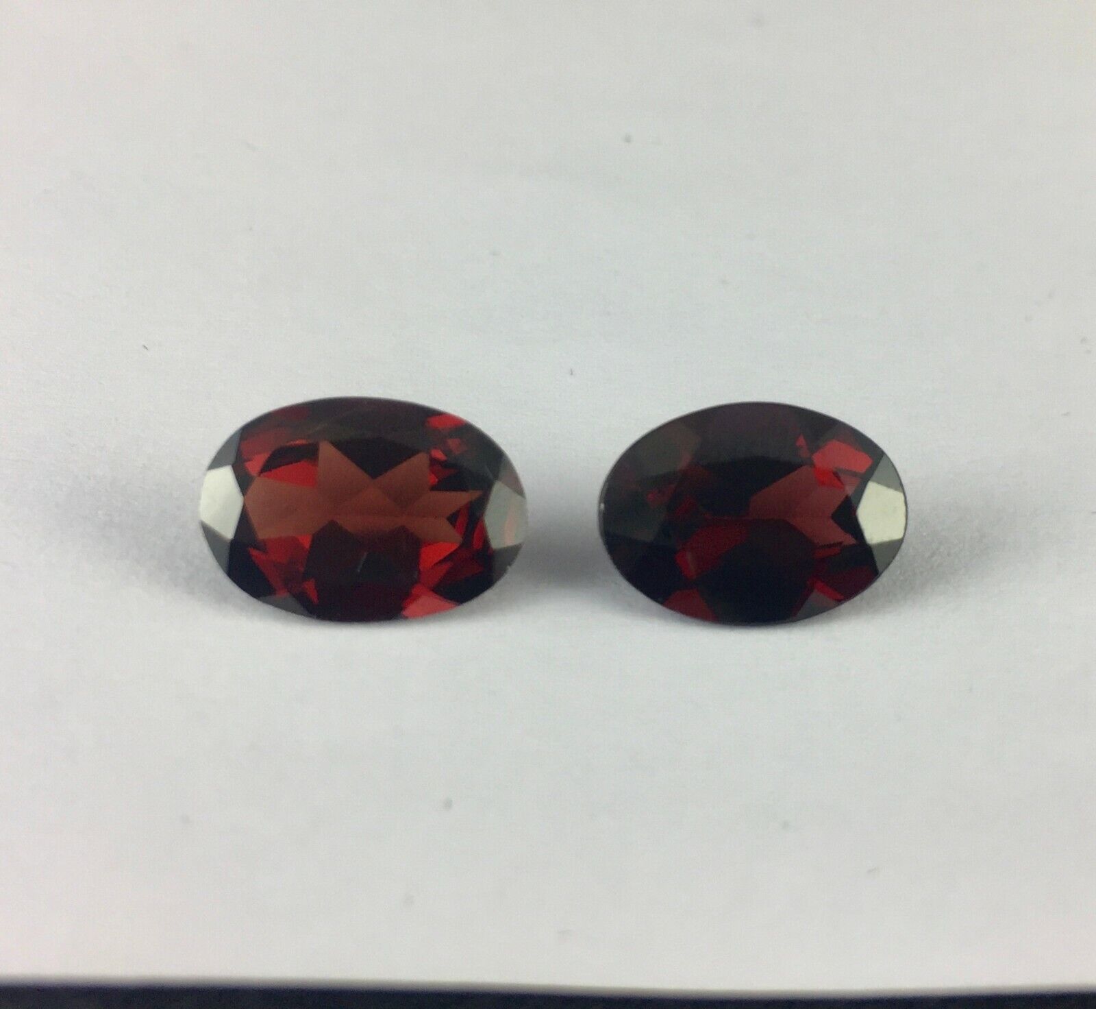NATURAL RHODOLITE GARNET OVAL PAIR CUT 11.44 CTS FINEST GEMSTONE FOR EARRING