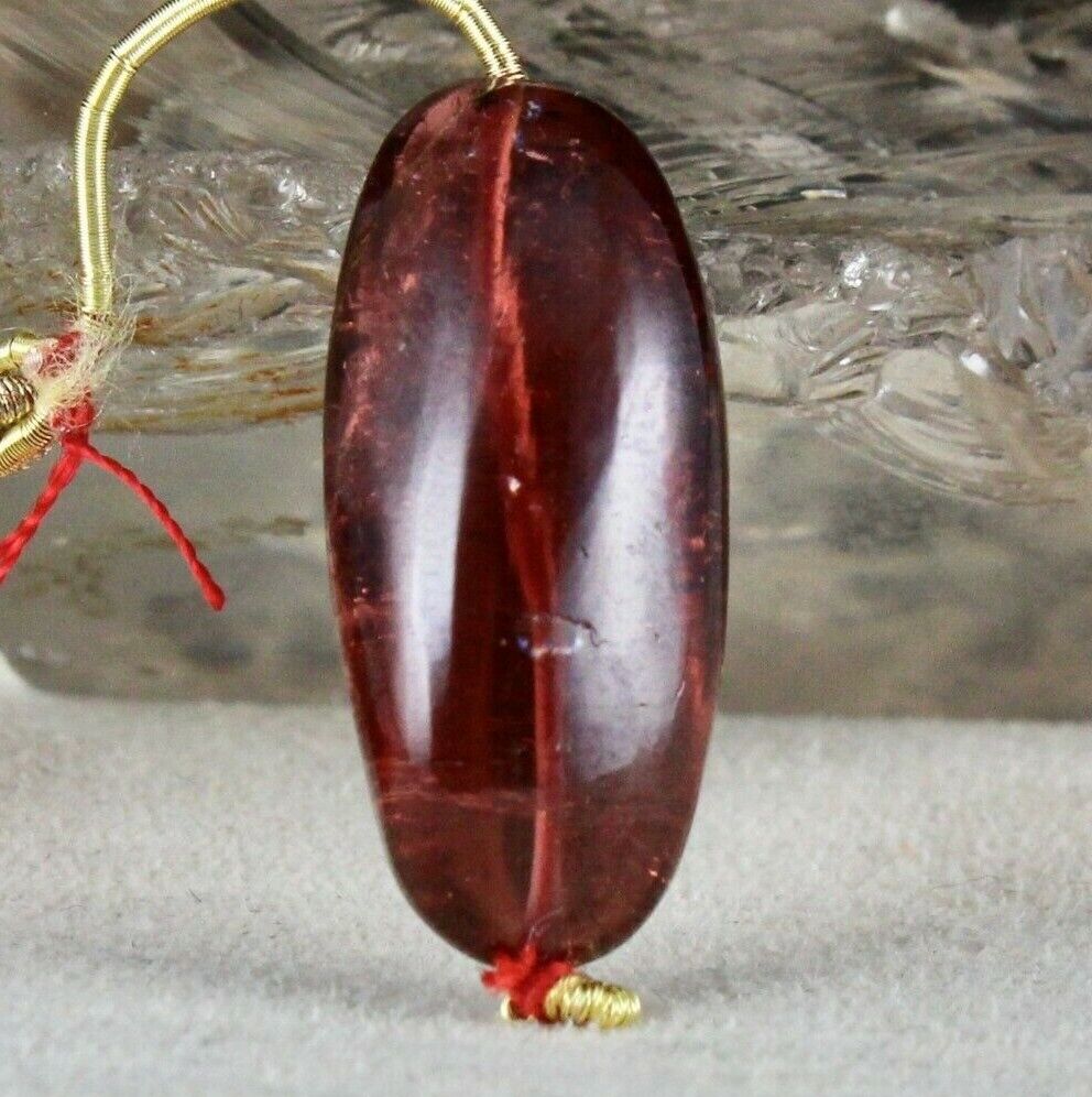 Natural Pink Tourmaline Rubellite Bead Hanging 26 Cts Gemstone Pendant Design