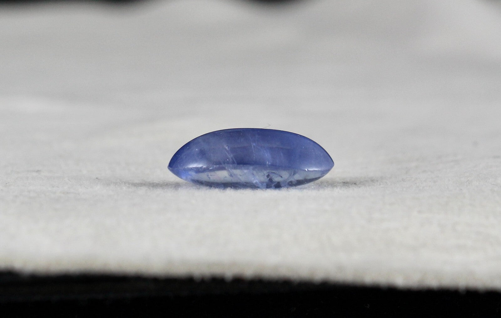 Certified Natural Blue Sapphire 6.87 Ct Oval Cabochon Gem For Ring Pendant