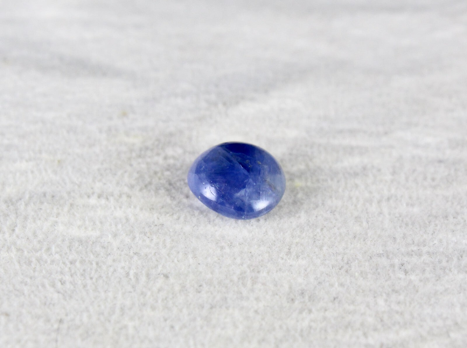 Certified Natural Blue Sapphire 5.42 Ct Round Cabochon Gemstone Ring Pendant