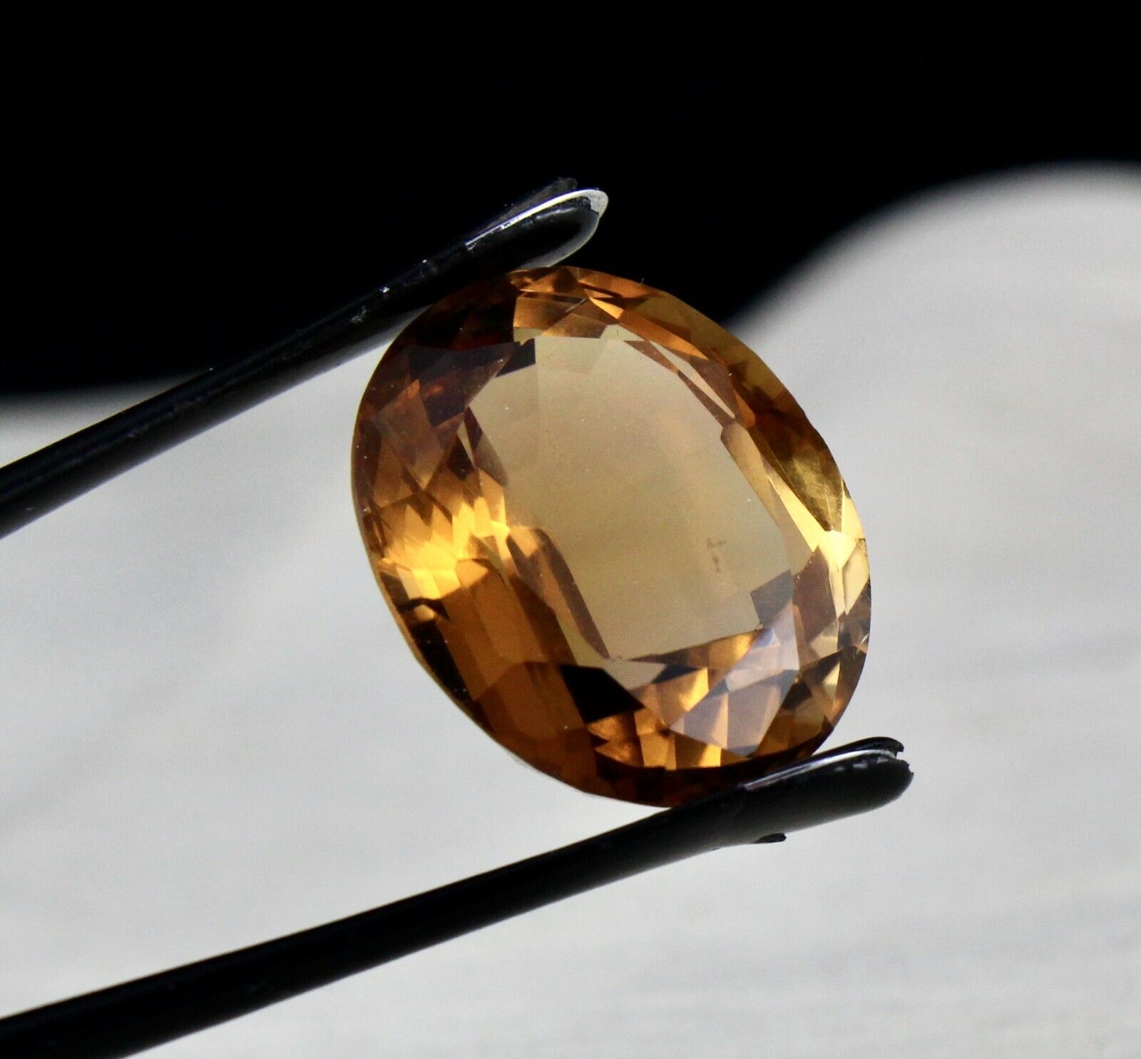 NATURAL CITRINE GOLDEN TOPAZ OVAL CUT 22X20 MM 34.35 CARAT GEMSTONE PENDANT RING